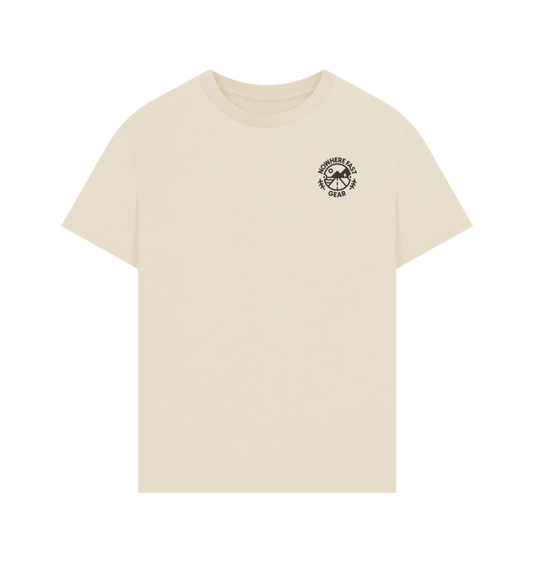 Oat Unisex Oversized T Shirt - Grey Logo