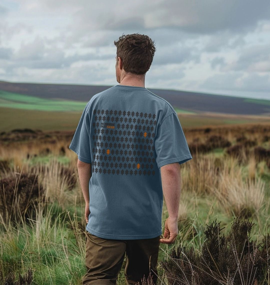 Unisex Oversized T Shirt - Grey Logo