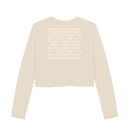 Oat Printed Boxy Jumpers Back