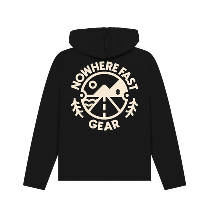 Black Women's Relaxed Fit Organic Hoodie