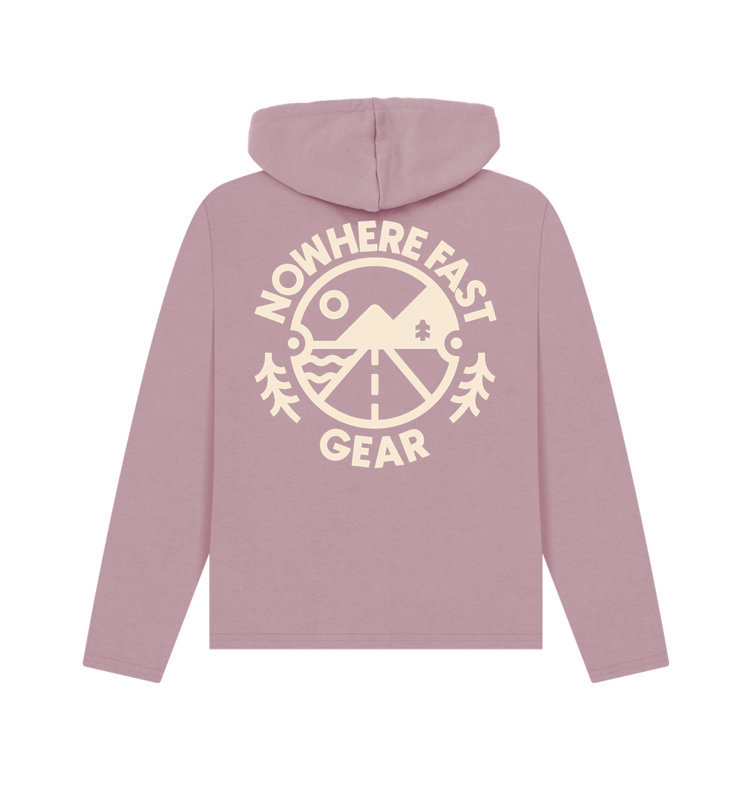 Mauve Women's Relaxed Fit Organic Hoodie