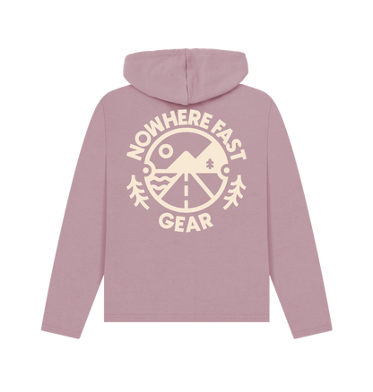 Mauve Women's Relaxed Fit Organic Hoodie