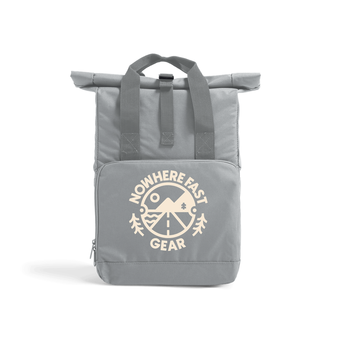 Light Grey NFG Roll Top Backpack