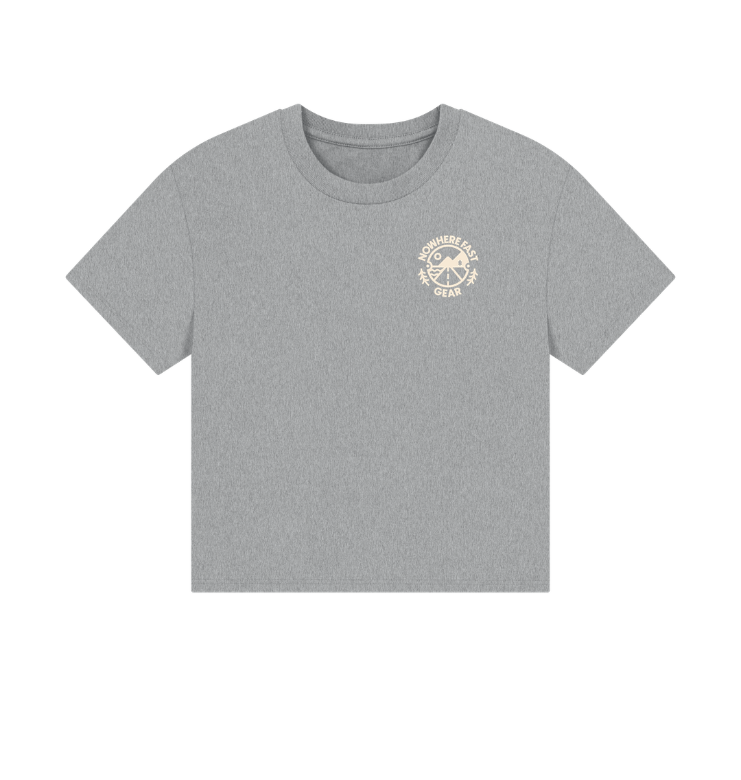 Athletic Grey Printed T-shirt Front