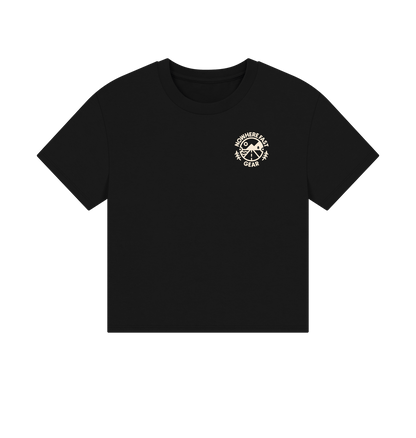Black Printed T-shirt Front
