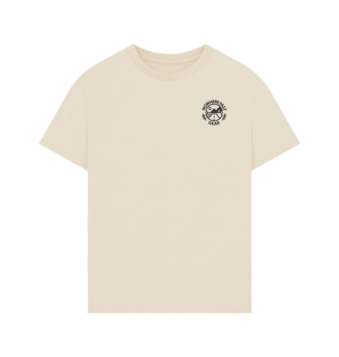 Oat Men's Oversized T Shirt - Grey Logo