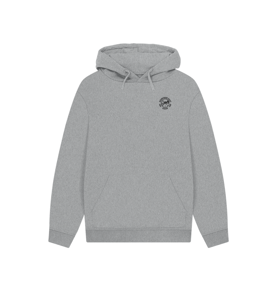 Athletic Grey Printed Hoody