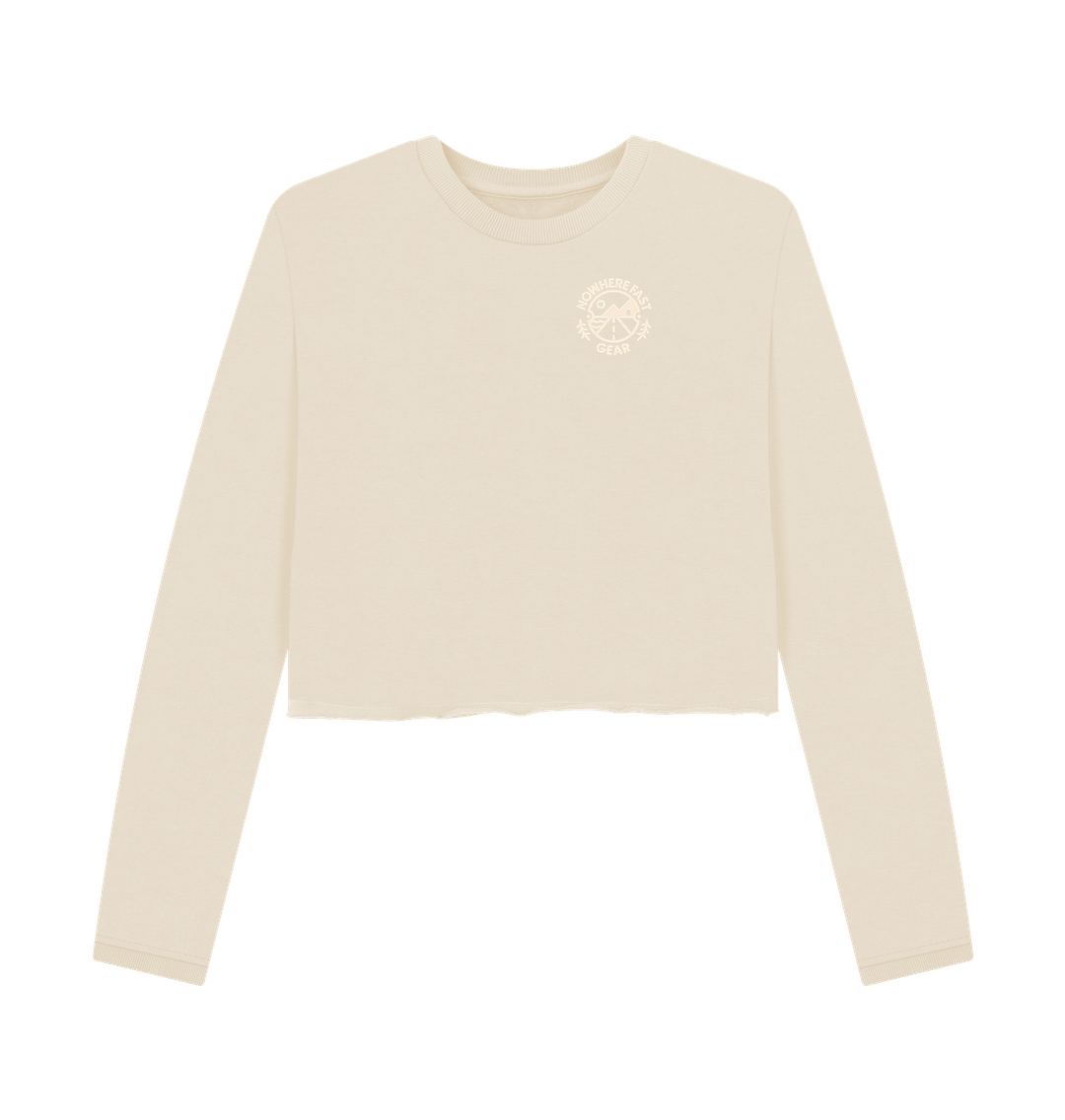 Oat Printed Boxy Jumpers Front