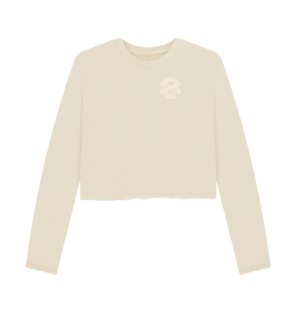 Oat Printed Boxy Jumpers Front