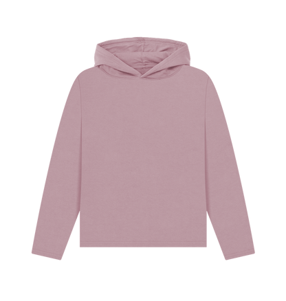 Mauve Women's Relaxed Fit Organic Hoodie