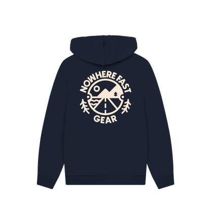 Navy NFG Hoodie Unisex - Relaxed Fit Cream Logo