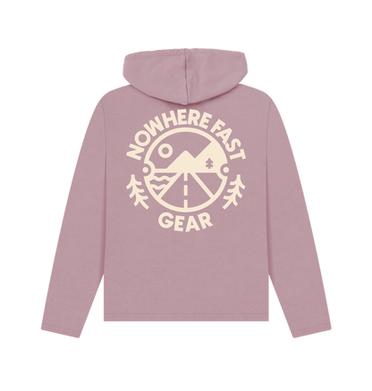 Mauve Women's Relaxed Fit Organic Hoodie