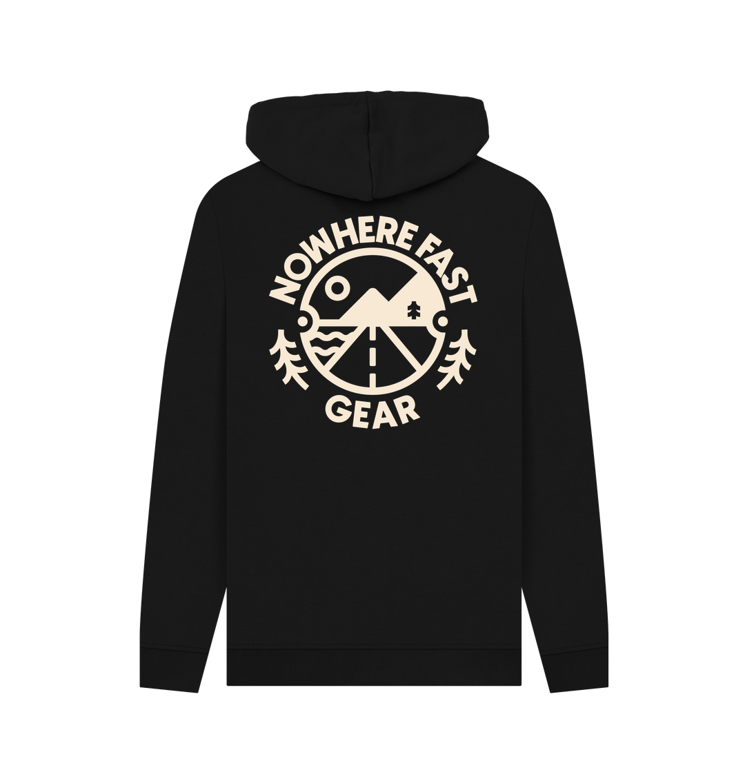 Black Men's Organic Hoodie