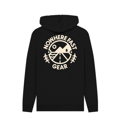 Black Men's Organic Hoodie