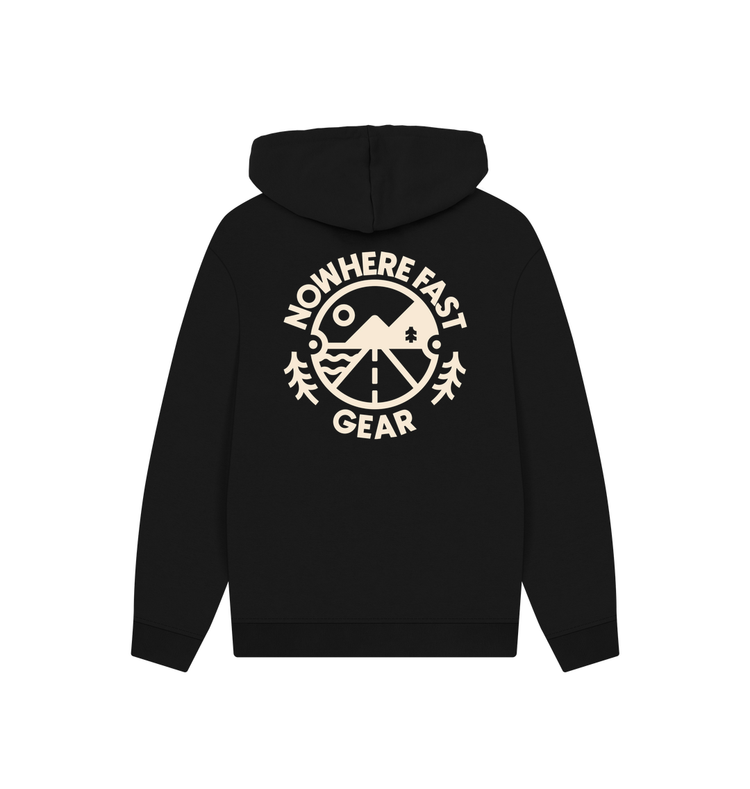 Black NFG Hoodie Unisex - Relaxed Fit Cream Logo