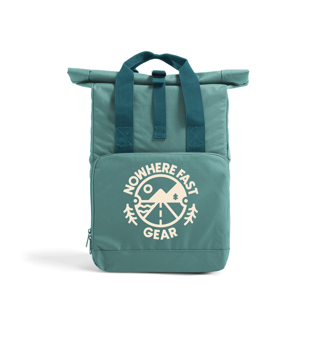 Sage Green NFG Roll Top Backpack