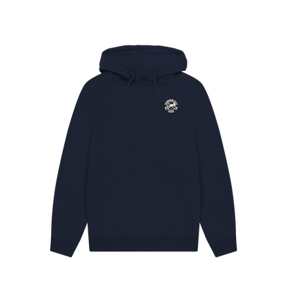 Navy Printed Hoody