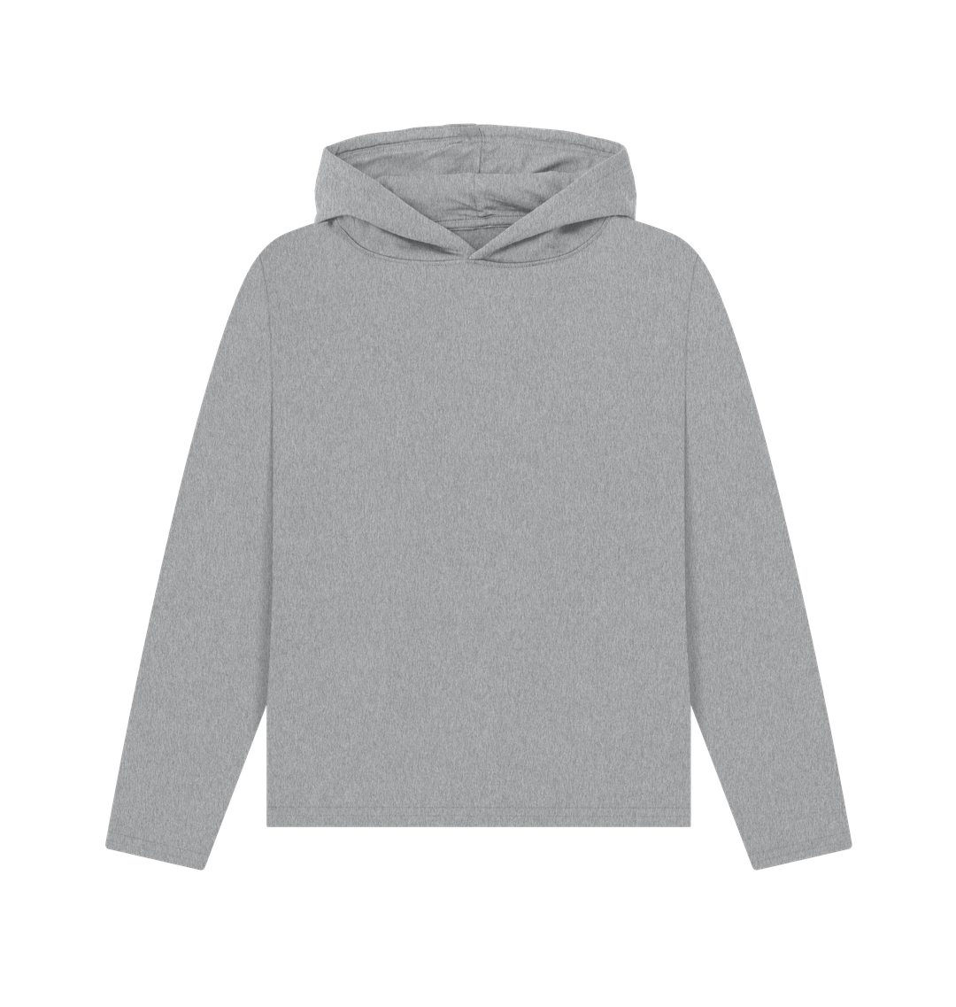 Athletic Grey Women's Relaxed Fit Organic Hoodie