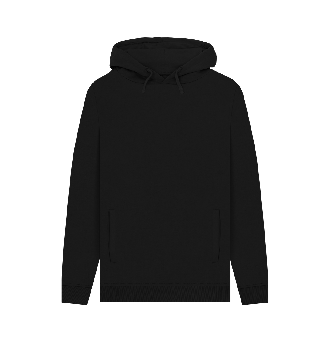 Black Men's Organic Hoodie